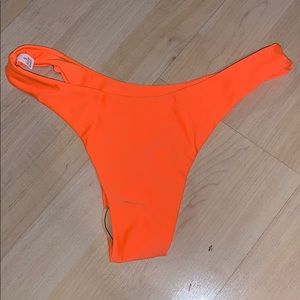 Neon orange bikini bottoms